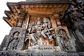 Temple Complex at Halebidu, from the twin temple towns of Belur- Halebidu, Karnataka, India