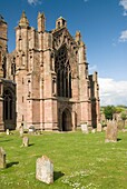 Melrose Abbey, Melrose, Scotland, UK