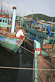 Harbour at Mekong River Delta, Ha Tien, Vietnam