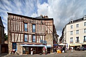 Typical houses, Vannes, Brittany, France