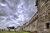 Battlements, town of Vannes, departament de Morbihan, Brittany, France