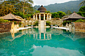 Indonesai. Java. Amanjiwo Hotel. The Honeymoon Suite and Pool
