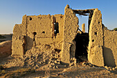 historic adobe ruin at Buraimi oasis, Al Dhahirah region, Sultanate of Oman, Arabia, Middle East