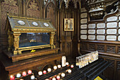 France, Paris 75  Shrine of Sainte-Geneviève, patron saint of Paris, in Saint-Etienne-du-Mont church