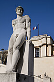 France, Paris 75  Statue beside Palais de Chaillot
