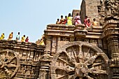 India,Orissa,Konarak,Sun temple or Suria,XIII century