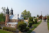 Pobiedziska Miniature Open Air Museum, Gniezno Cathedral model, Wielkopolska, Poland