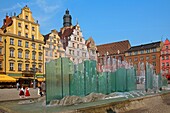Fountain, Main Market Square, Wroclaw, Poland