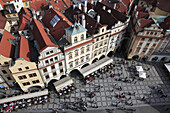 Czech Republic, Prague, Old Town Square, aerial view