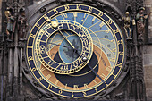 Czech Republic, Prague, Old Town Hall, astronomical clock