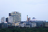 Germany, Berlin, Potsdamer Platz area skyline