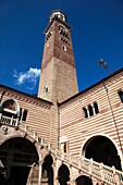 Italy, Verona, Torre dei Lamberti Tower