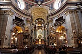 Austria, Vienna, Peterskirche, St Peter Church, interior