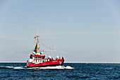 Boot in der Kieler Bucht, Ostsee, Schleswig-Holstein, Deutschland