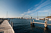 Fehmarnsund bridge, Fehmarn Sound Bridge, Baltic Sea, Schleswig-Holstein, Germany