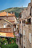 Blick von der Stadtmauer, Altstadt, Dubrovnik, Dalmatien, Kroatien