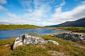 Landschaft bei Björkliden, Lappland, Nordschweden, Schweden