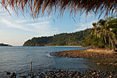 Ta Nam Strand, Einsamer Strand, Westküste der Insel Koh Chang, Provinz Trat, Thailand, Asien
