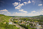 View at Ahrweiler, Bad Neuenahr-Ahrweiler, Ahr, Eifel, Rhineland-Palatinate, Germany, Europe