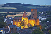 Genovevaburg (castle), built in the 13 century, Mayen, Eifel, Rhineland-Palatinate, Germany, Europe