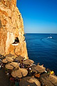 Cova d'en Xoroi, Cala en Porter, Minorca, Balearic Islands, Spain