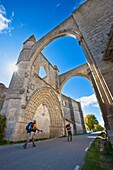 Ruins of San Anton convent. Burgos province, Castilla-Leon, Spain