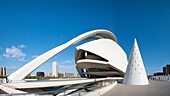 City of Arts and Sciences built by S. Calatrava, Valencia, Comunidad Valenciana, Spain