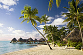 Huts at Matira, Bora Bora island, Society Islands, French Polynesia (May 2009)