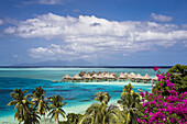 Huts at Matira, Bora Bora island, Society Islands, French Polynesia (May 2009)