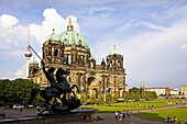 Cathedral and Fernsehturm Tower, Berlin, Germany