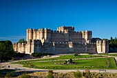 Castle, Coca, Segovia province, Castilla-Leon, Spain