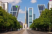 Kio Towers, Paseo de la Castellana, Madrid, Spain