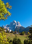 Pelmo mountain, Cadore region, Dolomites, Alps, Veneto, Italy