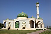 green mosque at Muscat Sultanate of Oman.