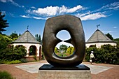 Denver Botanical Garden With Henry Moore's Sculptures