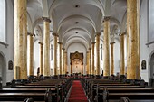 Germany, Krefeld, Rhine, Lower Rhine, North Rhine-Westphalia, city church Saint Dionysius, catholic church, interior view, classicism