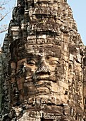 Cambodia - The face of LokeshvaraLord of the World,  on the South Gate of Angkor Thom, theGreat Capital,  of the Khmer empire in Angkor The temple complexes of Angkorcity,  were the heart of the Khmer empire which flourished from the 9th to the 13th ce