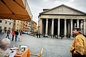 Pantheon. Piazza della Rotonda. Rome. Lazio. Italy.