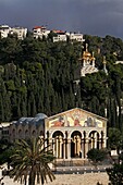 Israel, Jerusalem, Gethsemani Basilica of Agony, St Mary Magdalene Orthodox Church, Mount of Olives