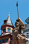 Frankfurt on the Main, Romerplatz, Romerberg, Old Houses, Hesse, Germany