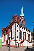 Romerplatz, Old St Nicholas church, Frankfurt on the Main, Hesse, Germany