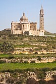 Malta, Gozo Island, Gharb, Basilica of Ta-Pinu, exterior