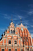 Latvia, Riga, Vecriga, Old Riga, Blackheads,  House, b 1344, exterior, daytime