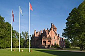 Latvia, Western Latvia, Kurzeme Region, Tukums, Jaunmoku Castle