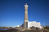 Village lighthouse, Faro de Jose Ignacio Atlantic Ocean resort town, Uruguay