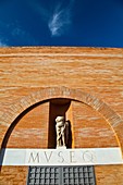 Roman Museum next to the Roman Teatre of Merida, Merida, Badajoz, Extremadura, Spain