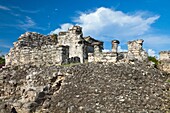 Yacimiento Arqueológico Maya de Tulum, Estado de Quintana Roo, Península de Yucatán, México, América