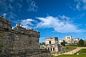 Yacimiento Arqueológico Maya de Tulum, Estado de Quintana Roo, Península de Yucatán, México, América