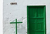 Tradición de la Cruz Pueblo Teguise Isla Lanzarote Provincia Las Palmas Islas Canarias España