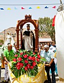 Festividad Santo Domingo de Guzman Pueblo Tetir Isla Fuerteventura Provincia Las Palmas Islas Canarias España